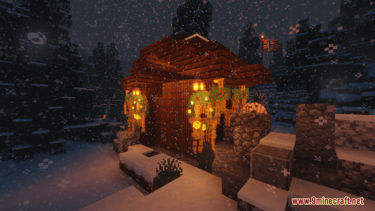 Christmas Forest Lodge Map (1.21.1, 1.20.1) - Cozy Place To Stay For The Holiday 11