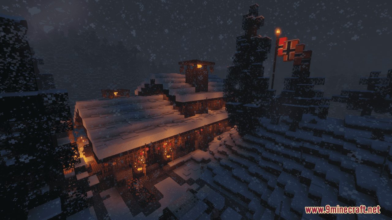 Christmas Forest Lodge Map (1.21.1, 1.20.1) - Cozy Place To Stay For The Holiday 3