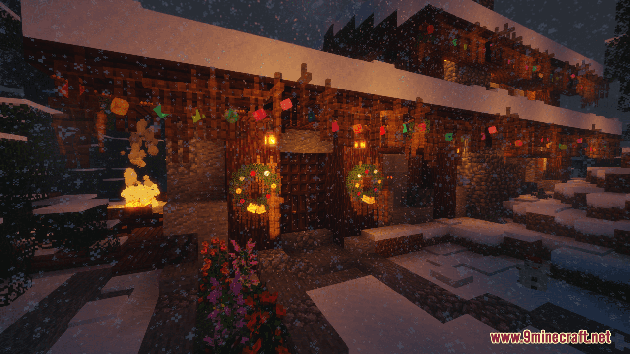 Christmas Forest Lodge Map (1.21.1, 1.20.1) - Cozy Place To Stay For The Holiday 5