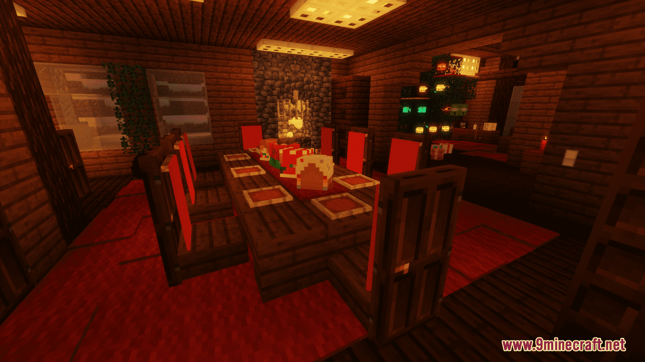 Christmas Forest Lodge Map (1.21.1, 1.20.1) - Cozy Place To Stay For The Holiday 7