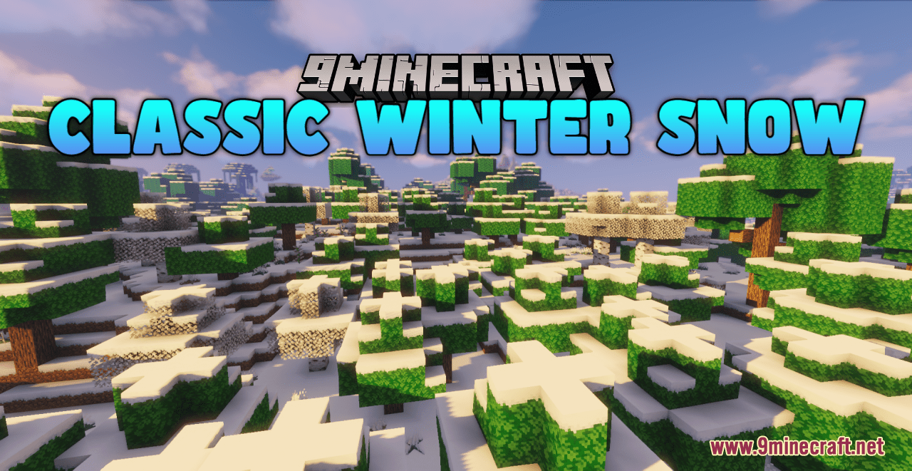 Classic Winter Snow Resource Pack (1.20.6, 1.20.1) - Texture Pack 1