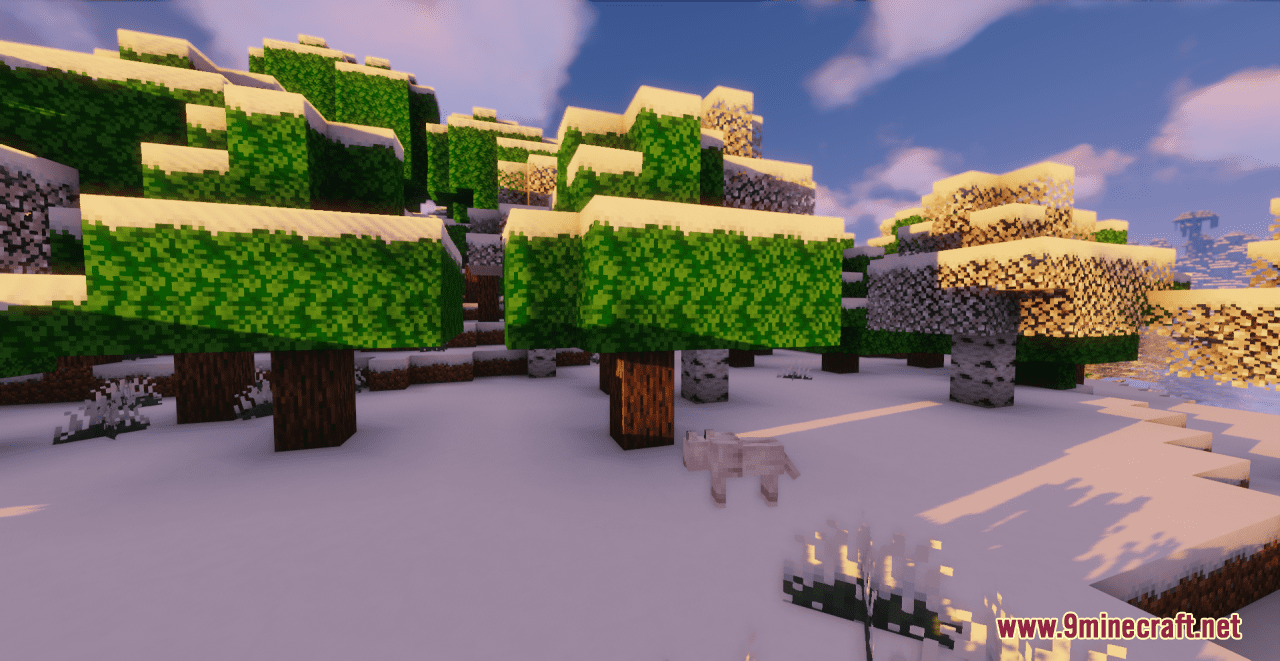 Classic Winter Snow Resource Pack (1.20.6, 1.20.1) - Texture Pack 3