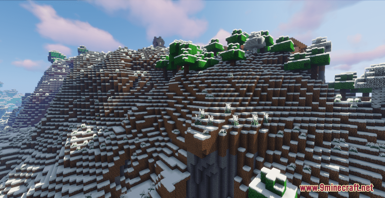 Classic Winter Snow Resource Pack (1.20.6, 1.20.1) - Texture Pack 4