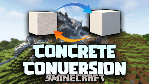 Concrete Conversion Mod (1.20.4, 1.19.4) – New Way To Convert Concrete Powder To Concrete Thumbnail