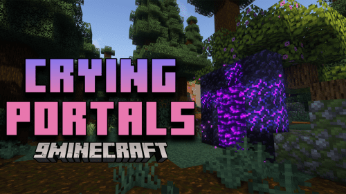 Crying Portals Mod (1.20.4, 1.19.4) – Useful Crying Obsidian Block Thumbnail