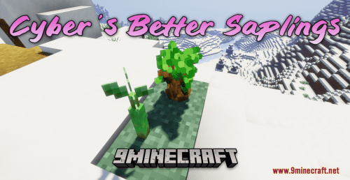 Cyber’s Better Saplings Resource Pack (1.20.6, 1.20.1) – Texture Pack Thumbnail