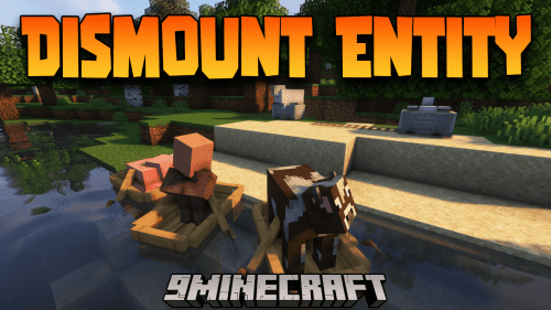 Dismount Entity Mod (1.20.4, 1.19.4) – Dismount Mobs From Vehicles Thumbnail