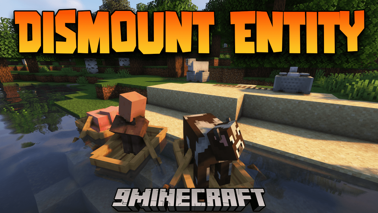 Dismount Entity Mod (1.20.4, 1.19.4) - Dismount Mobs From Vehicles 1