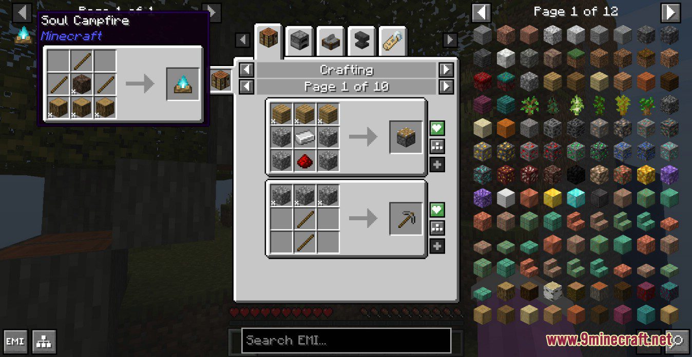 EMI Mod (1.19.4, 1.18.2) - Accessible Item and Recipe Viewer 2