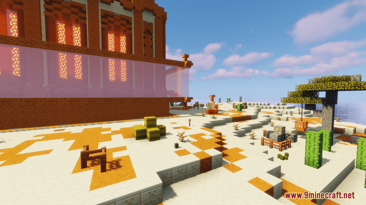 Egyptian Faction Spawn Map (1.21.1, 1.20.1) - Desert Flower 3