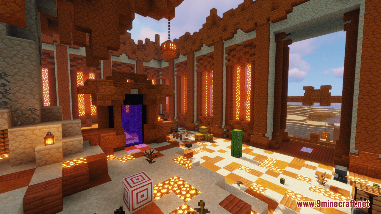 Egyptian Faction Spawn Map (1.21.1, 1.20.1) - Desert Flower 8