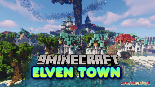 Elven Town Map (1.21.1, 1.20.1) – A Fantasy Dream Thumbnail