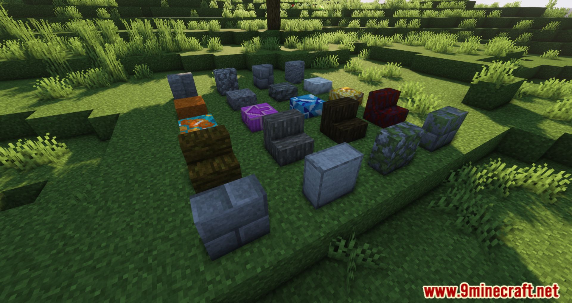 Extended Slabs + Mod (1.20.1, 1.19.4) - More Various Slab Blocks 5