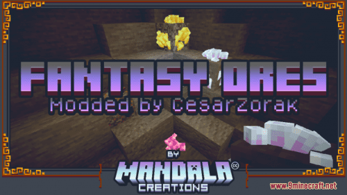 Fantasy Ores Modded Resource Pack (1.20.6, 1.20.1) – Texture Pack Thumbnail