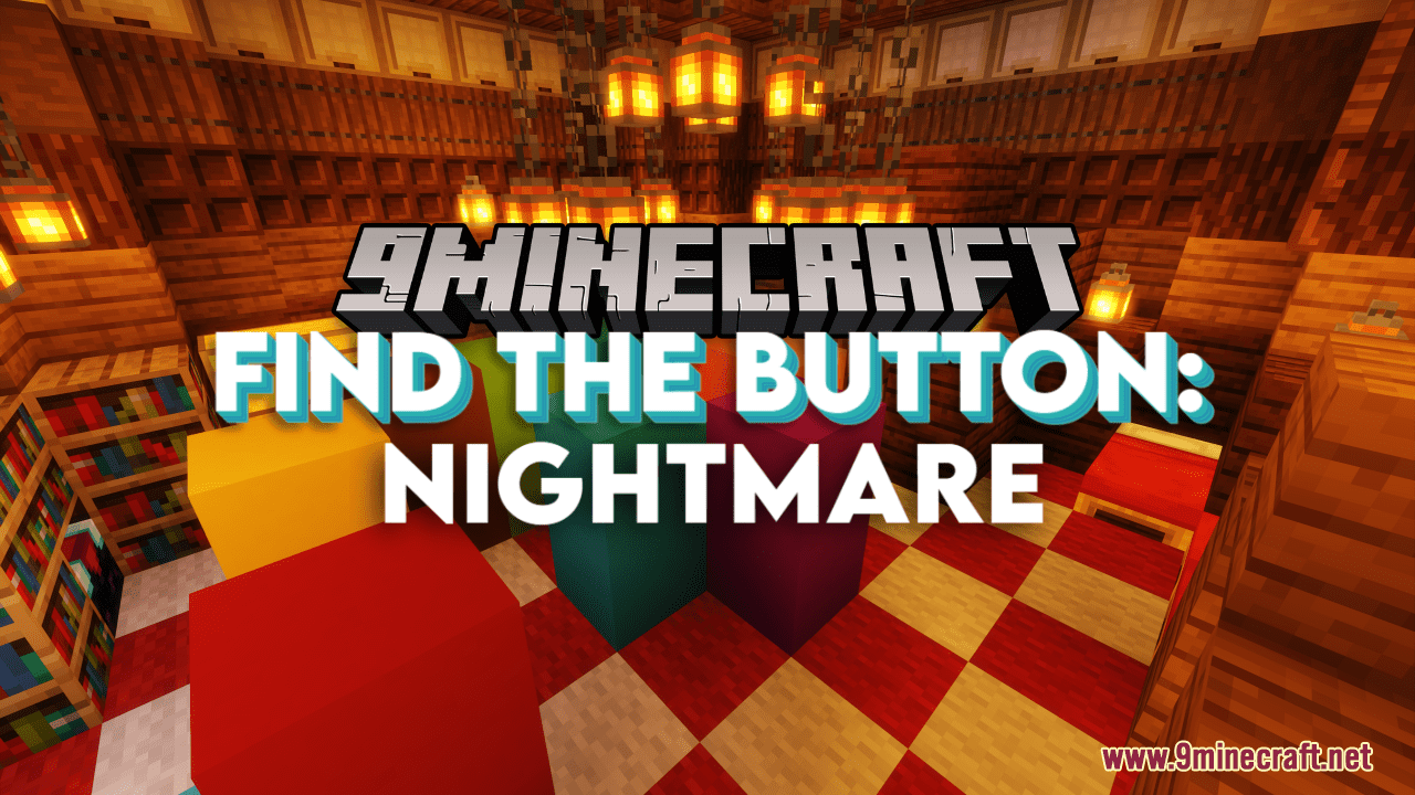 Find The Button: Nightmare Map (1.21.1, 1.20.1) - Challenge Yourself 1