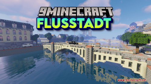 Flusstadt Map (1.21.1, 1.20.1) – European City Thumbnail