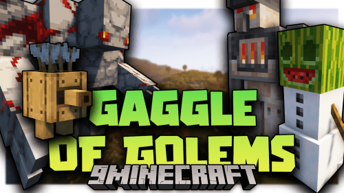 Gaggle Of Golems Mod (1.20.4, 1.19.4) – Create New Golems Thumbnail