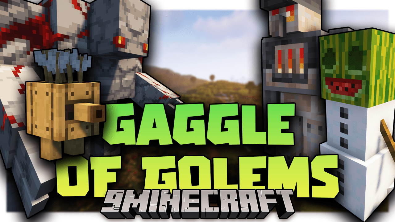 Gaggle Of Golems Mod (1.19.2, 1.18.2) - Create New Golems 1