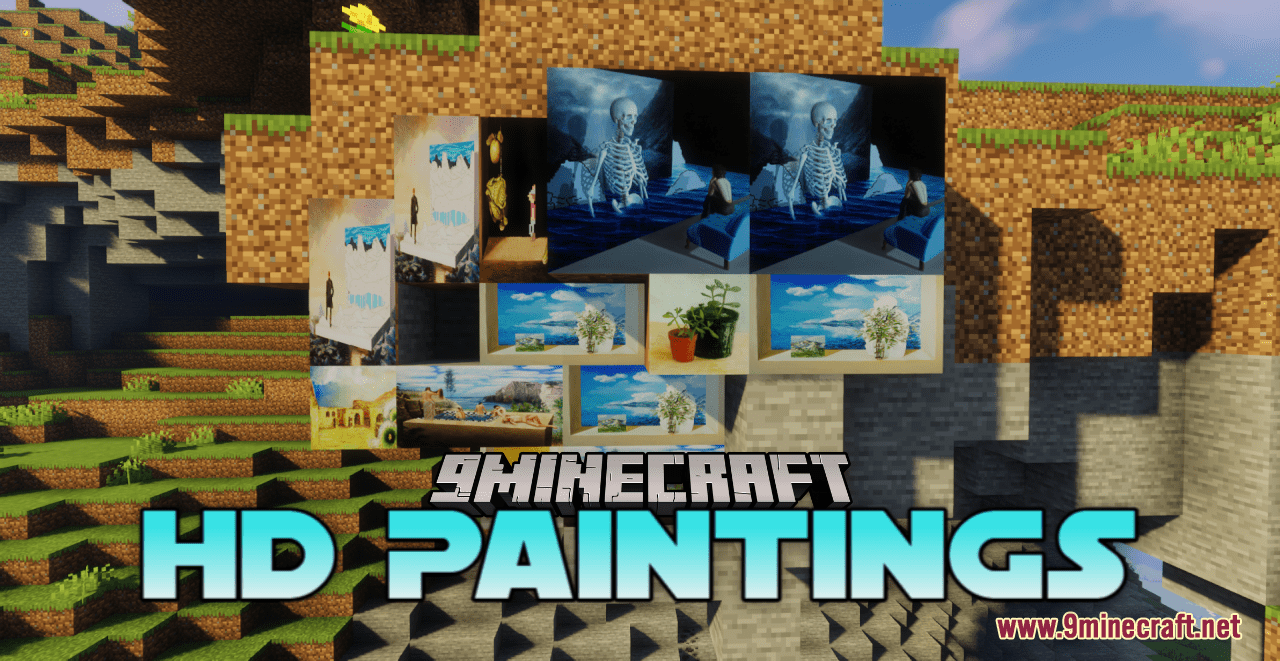 HD Paintings Resource Pack (1.20.6, 1.20.1) - Texture Pack 1