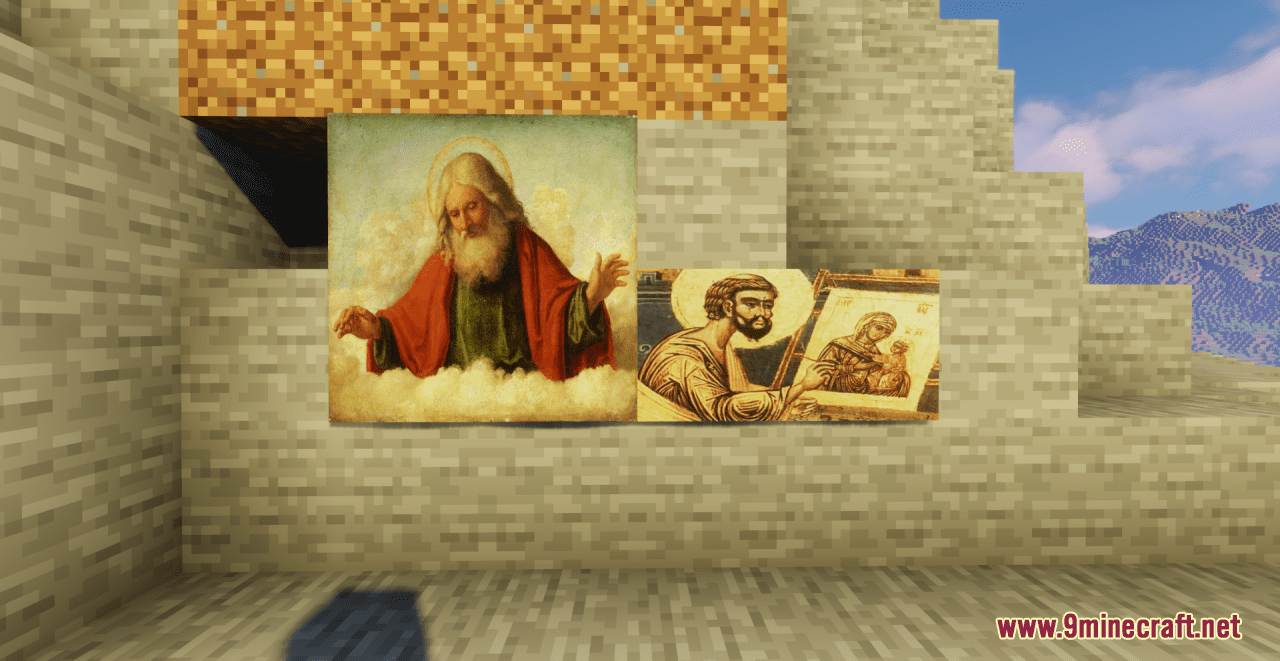 Holy Paintings Resource Pack (1.20.6, 1.20.1) - Texture Pack 11