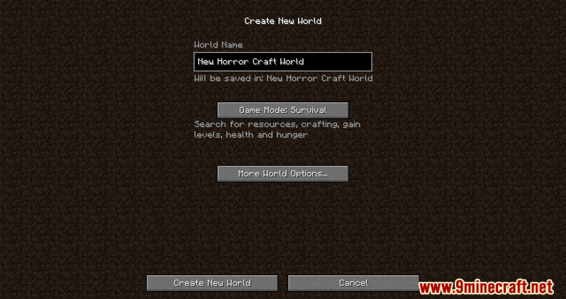 Horror Craft Modpack (1.12.2) - A Scared World Is Waiting For You 3