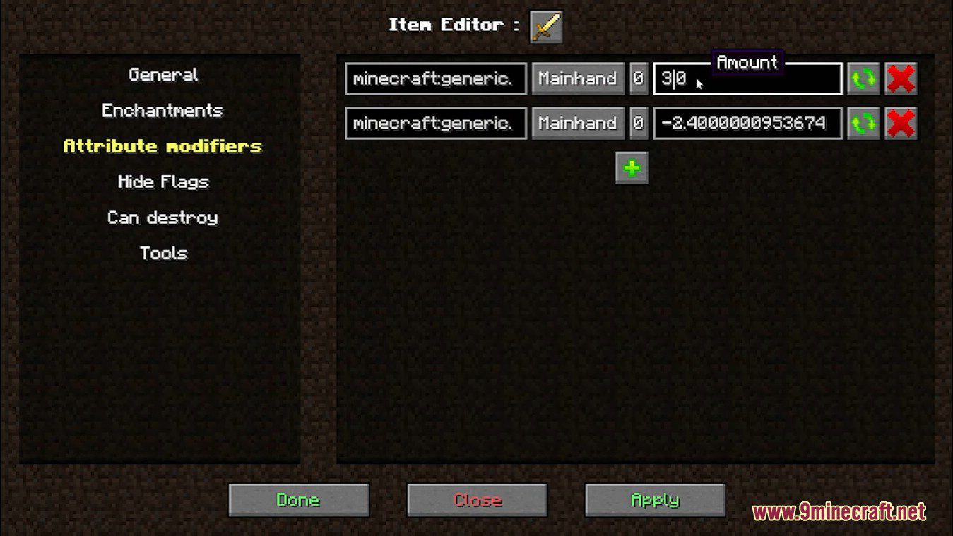 IBE Editor Mod (1.20.4, 1.19.4) - Make Crazy Weapons and Items 7