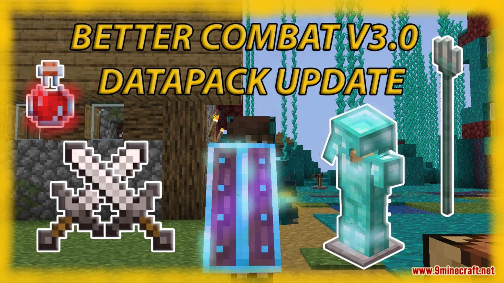 Improved Combat Data Pack (1.19.3, 1.18.2) - Better PvP! 1