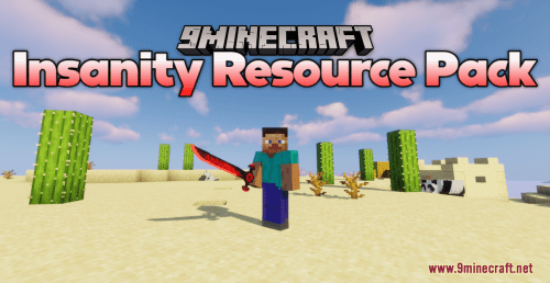 Insanity Resource Pack (1.20.6, 1.20.1) – Texture Pack Thumbnail