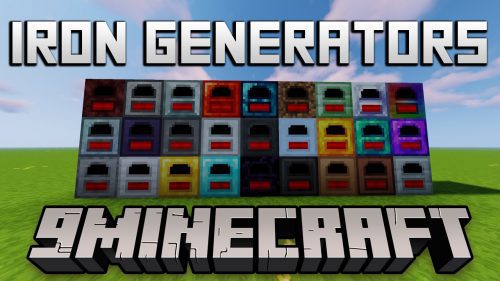 Iron Generators Mod (1.19.3, 1.18.2) – Mekanism, AE 2 Generators Thumbnail