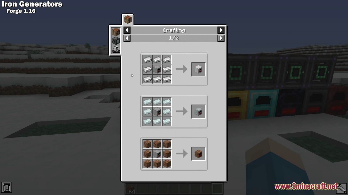 Iron Generators Mod (1.19.3, 1.18.2) - Mekanism, AE 2 Generators 4