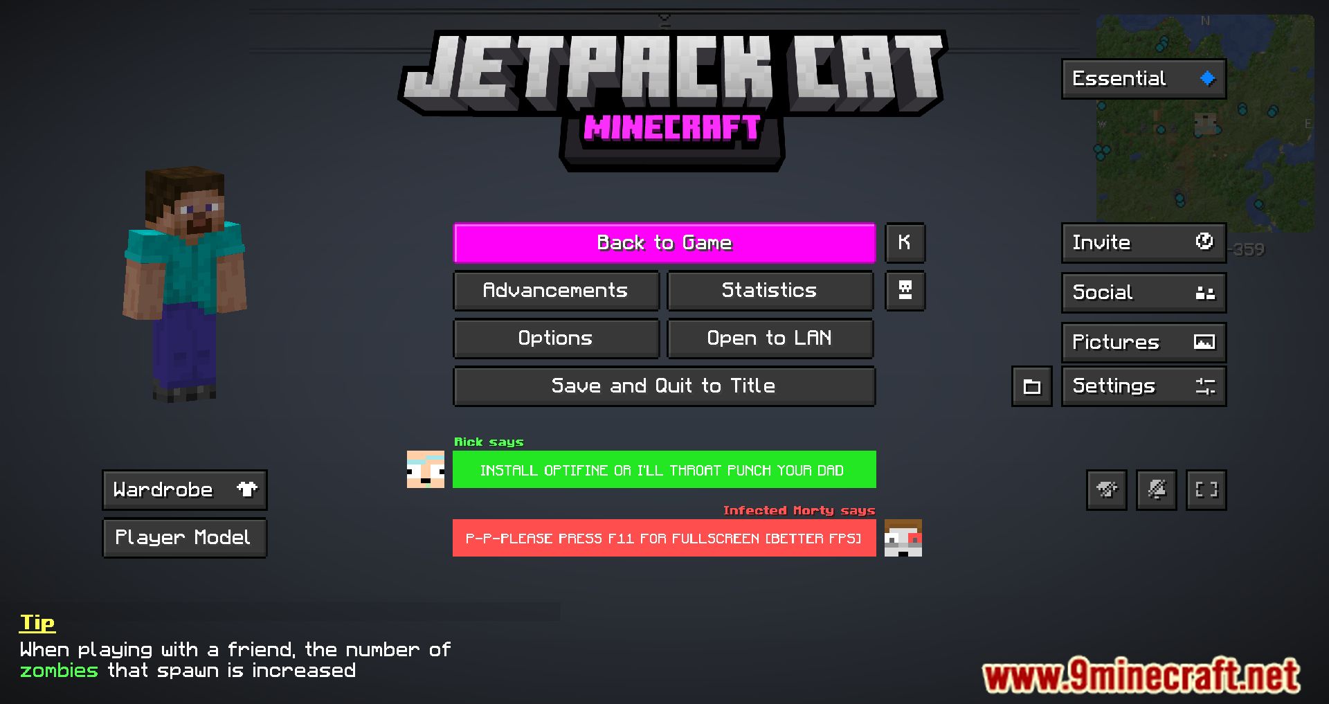 Jetpack Cat Modpack (1.16.5) - Run, Slash, Shoot And Have Fun 4