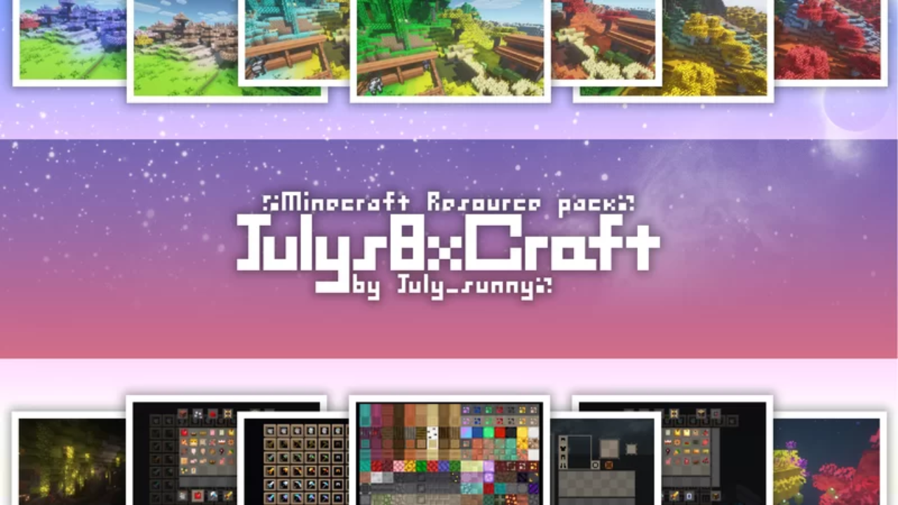 Julys8xCraft Resource Pack (1.20.6, 1.20.1) - Texture Pack 1