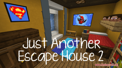 Just Another Escape House 2 Map (1.21.1, 1.20.1) – Not An Easy Escape Challenge Thumbnail