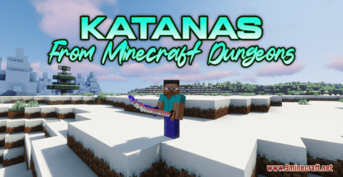 Katanas From Minecraft Dungeons Resource Pack (1.20.6, 1.20.1) – Texture Pack Thumbnail