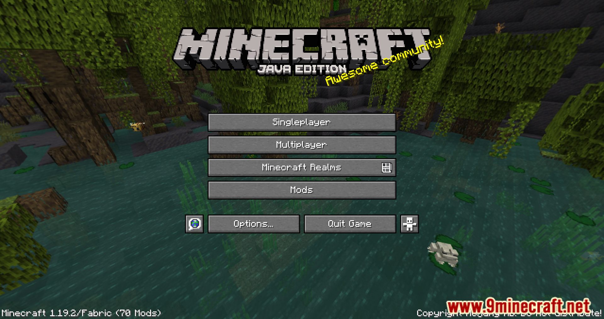 Main Menu Credits Mod (1.20.1, 1.19.4) - Utilities For Developers 2