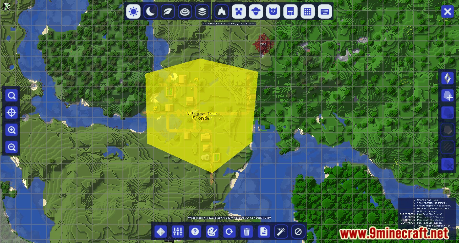 MapFrontiers Mod (1.20.4, 1.19.4) - Divide The Map 5