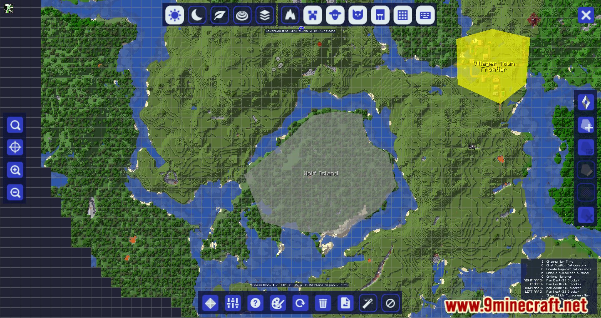 MapFrontiers Mod (1.20.4, 1.19.4) - Divide The Map 7