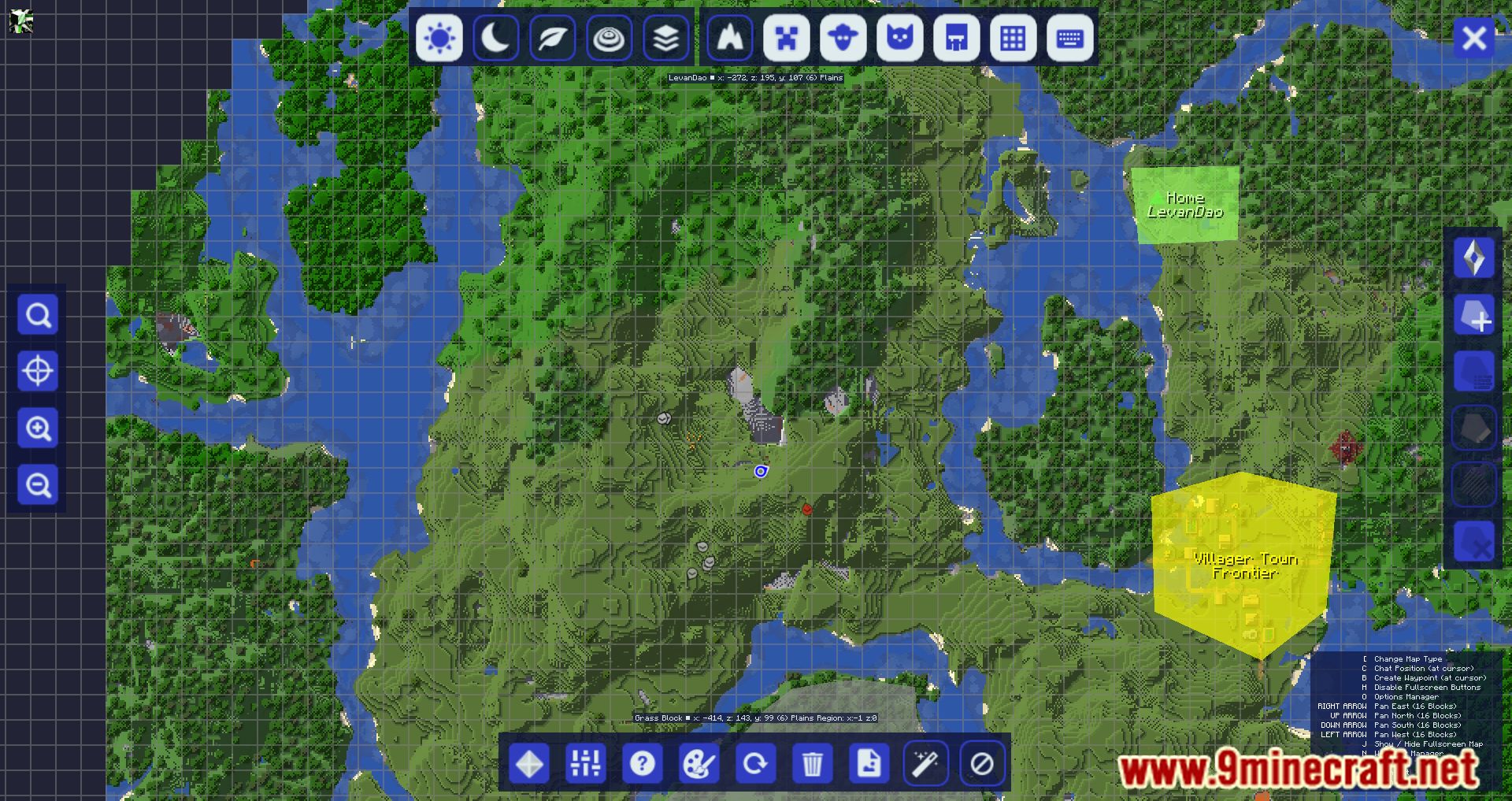 MapFrontiers Mod (1.20.4, 1.19.4) - Divide The Map 8