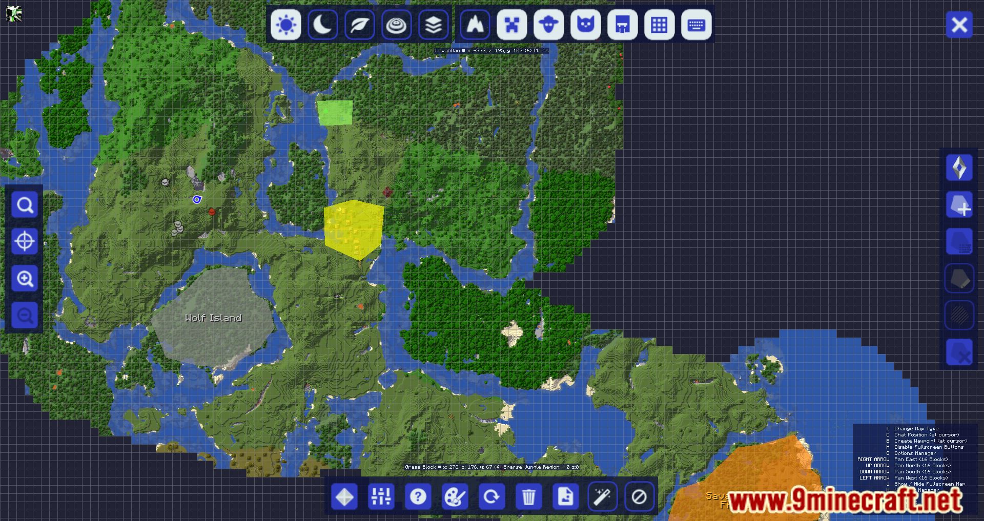 MapFrontiers Mod (1.20.4, 1.19.4) - Divide The Map 9