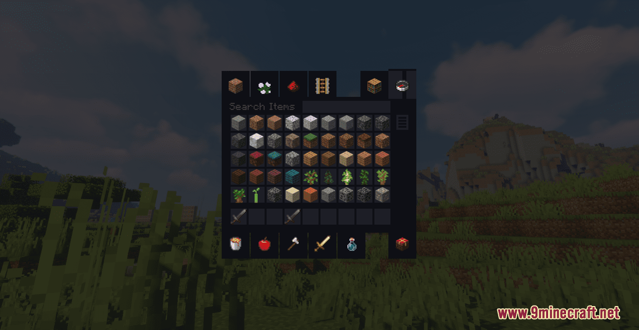 Midnight GUI/HUD Retexture Resource Pack (1.20.4, 1.19.4) - Texture Pack 5