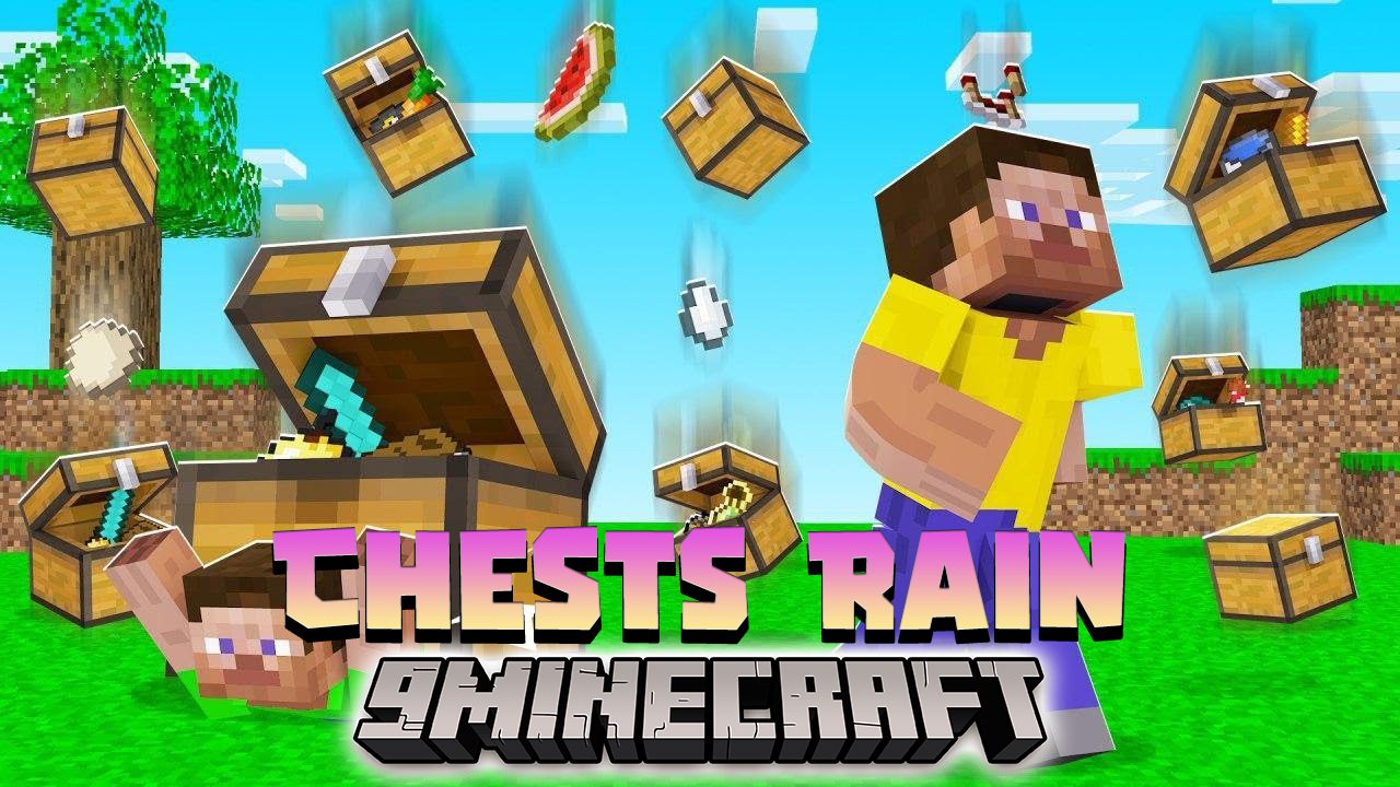 Minecraft But Chests Rain From The Sky Data Pack (1.16.5) 1