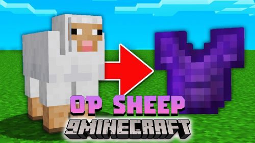 Minecraft But Sheep Drop Op Loots Data Pack (1.19.3, 1.19.2) Thumbnail