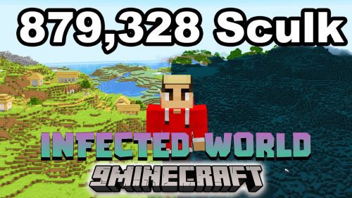 Minecraft But The World Is Infected Data Pack (1.19.4, 1.19.2) Thumbnail