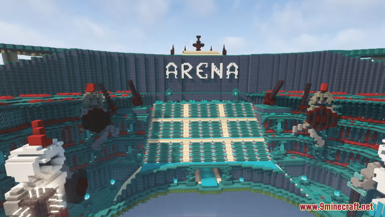 Minecraft PVP Arena Map (1.21.1, 1.20.1) - An Arena For Epic Battles 2