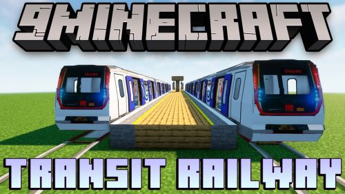 Minecraft Transit Railway Mod (1.20.1, 1.19.4) – Fully Functional Railway System Thumbnail