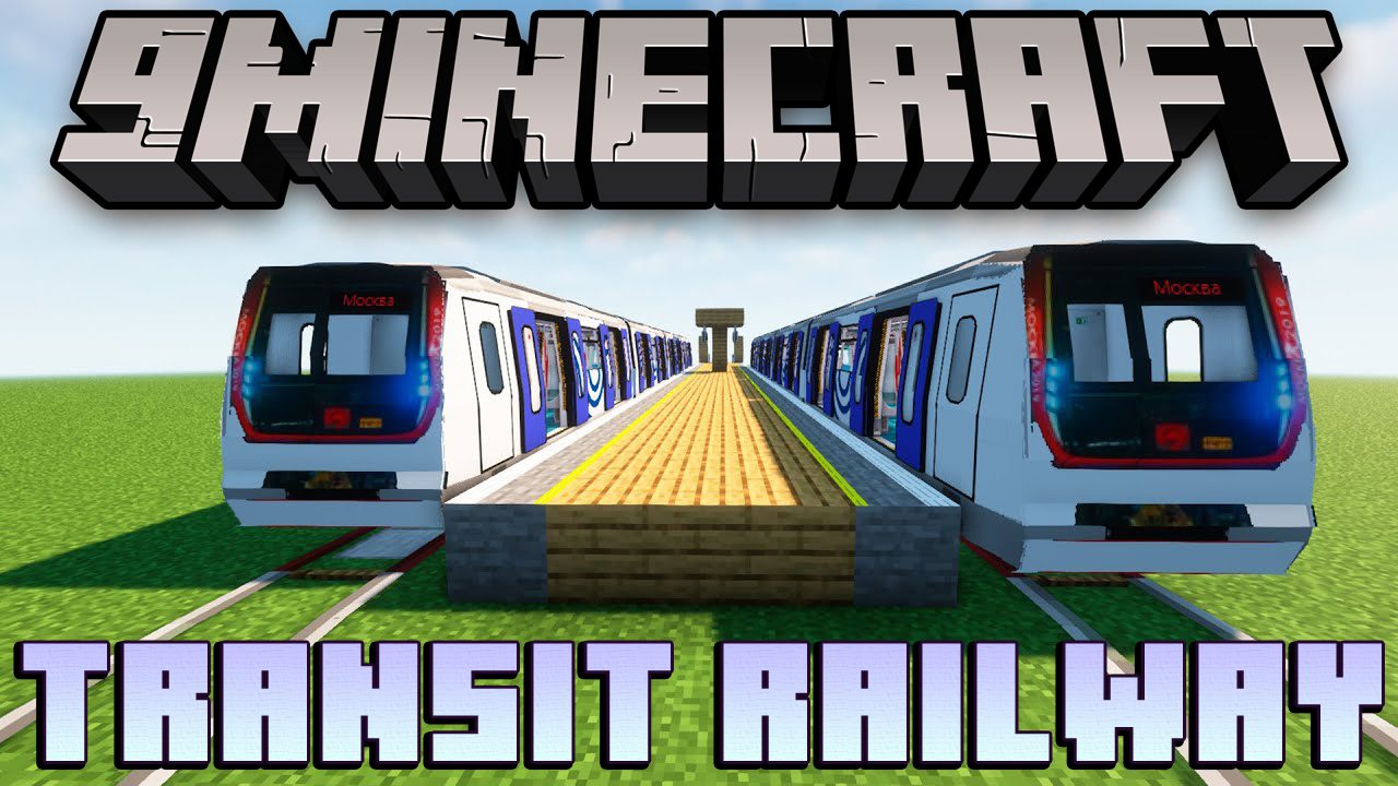 Minecraft Transit Railway Mod (1.20.1, 1.19.4) - Fully Functional Railway System 1