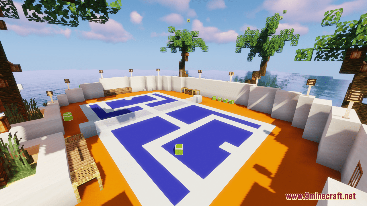 Modern Island House 2022 Map (1.21.1, 1.20.1) - Sunny Vacation 3