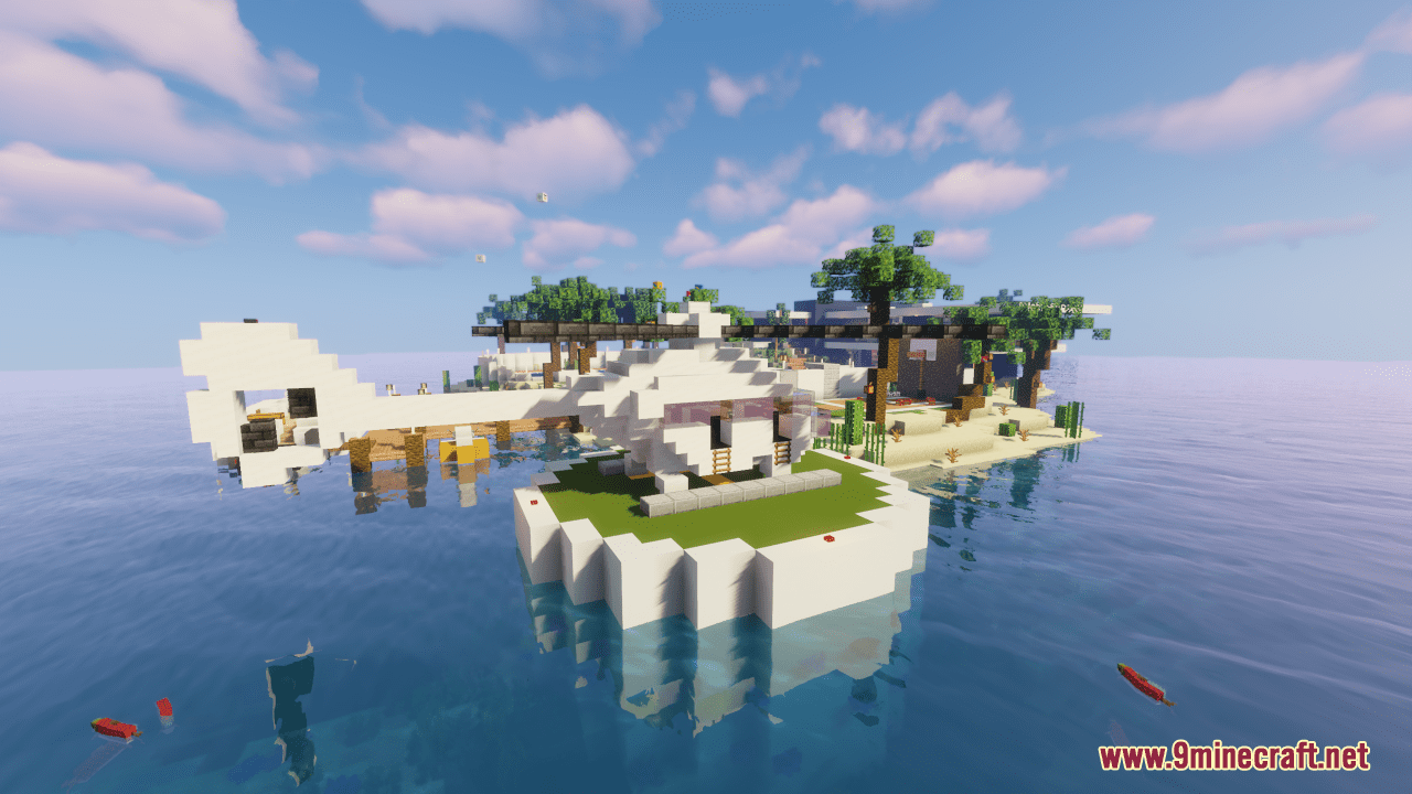 Modern Island House 2022 Map (1.21.1, 1.20.1) - Sunny Vacation 7