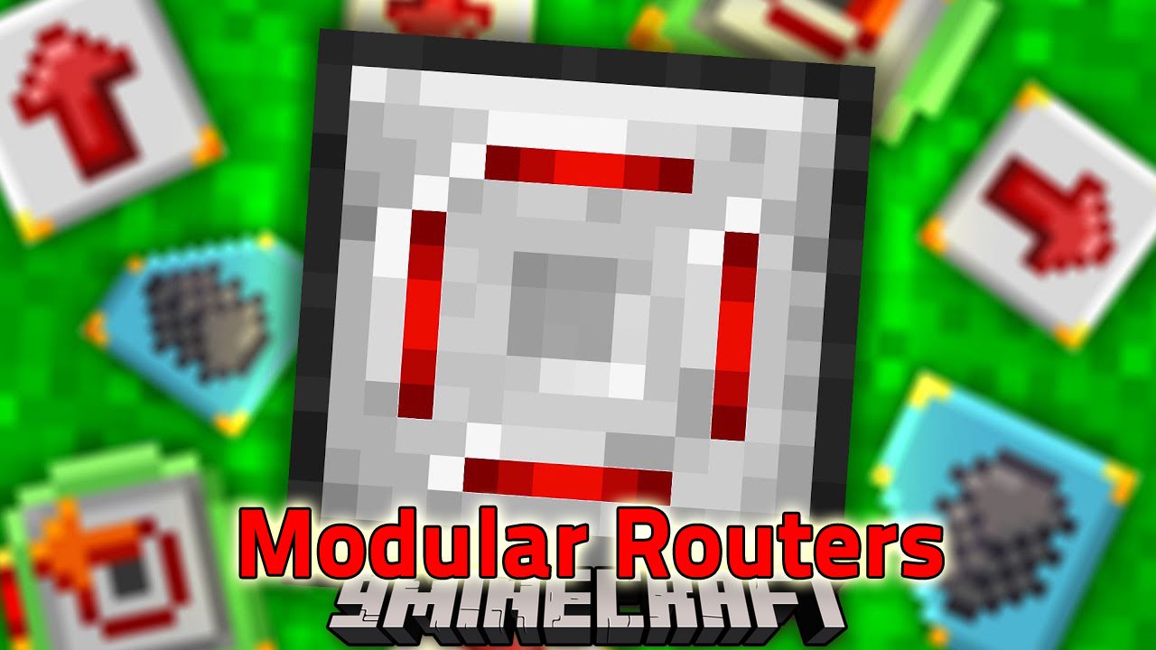 Modular Routers Mod (1.20.4, 1.19.2) - Item Routers with Pluggable Modules 1
