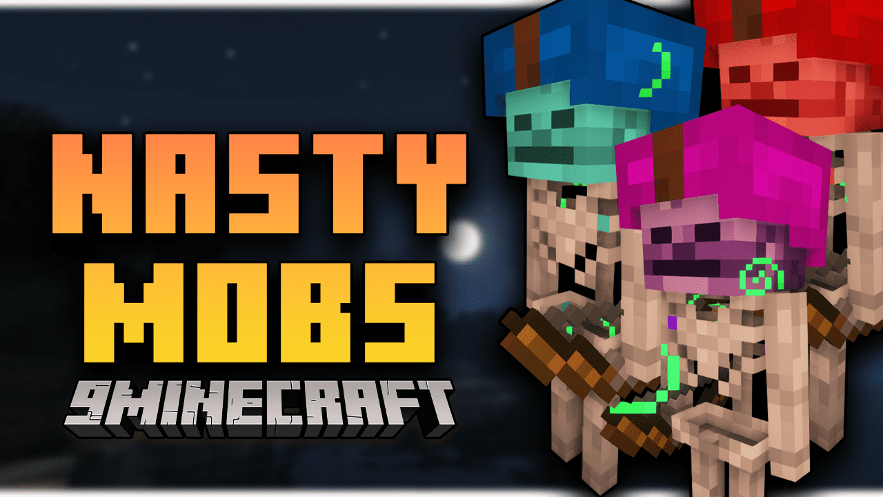 Nasty Mobs Mod (1.20.4, 1.19.4) - New Hostile Creatures 1